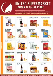 United Supermarket flyer week 40 Page 1