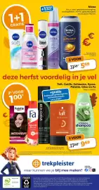 Trekpleister folder week 41 Pagina 18: Nivea Men douche Sport €5,69, Taft, Got2b, Schauma, Syoss, Palette, Gliss en Fa €9,69