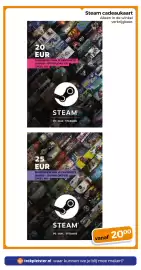 Trekpleister folder week 41 Pagina 20: Steam cadeaukaart €20,00