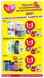 Kruidvat folder Pagina 28: Styling gel Glued €9,49, Schauma shampoo en conditioner €3,99