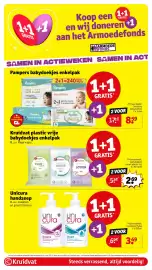 Kruidvat folder Pagina 29: Unicura handzeep €3,49, Kruidvat plastic vrije babydoekjes enkelpak €2,69
