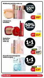 Kruidvat folder Pagina 3: Maybelline New York make-up €12,99, MCoBeauty gezichts make-up €10,00