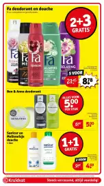 Kruidvat folder Pagina 37: Sanicur en Melkmeisje douche €4,69, Ben & Anna deodorant €5,00