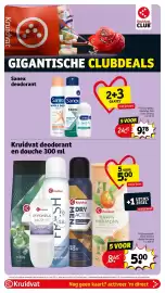 Kruidvat folder Pagina 39: Sanex deodorant €9,78, Kruidvat deodorant en douche €5,00