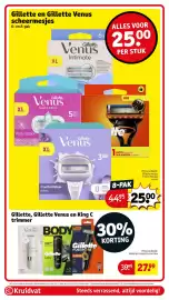 Kruidvat folder Pagina 52: Gillette, Gillette Venus en King C trimmer €27,99, Gillette en Gillette Venus scheermesjes €25,00