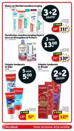 Kruidvat folder Pagina 57: Colgate tandpasta €12,98, Elmex en Meridol mondverzorging €11,97