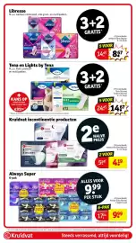 Kruidvat folder Pagina 62: Libresse €8,67, Kruidvat incontinentie producten €4,19