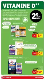 Kruidvat folder Pagina 67: Vitamine D 10 mcg €5,39, Dosering 20 mcg €10,49