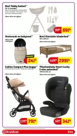 Kruidvat folder Pagina 70: Voetenzak en babynest €24,95, Titaniumbaby Smart Lucky I-size autostoel €34,99