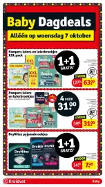 Kruidvat folder Pagina 72: Pampers luiers en luierbroekjes XXL pack €63,99, Pampers luiers en luierbroekjes €31,00