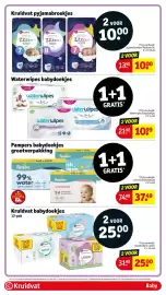 Kruidvat folder Pagina 72: Waterwipes babydoekjes €10,99, Kruidvat babydoekjes €25,00