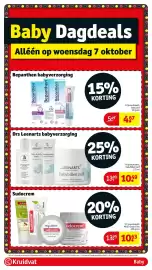 Kruidvat folder Pagina 74: Bepanthen babyverzorging €4,67, Drs Leenarts babyverzorging €10,49