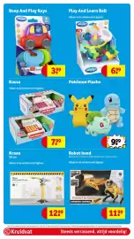 Kruidvat folder Pagina 78: Pokémon Pluche €9,99, Beep And Play Keys €3,99