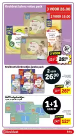 Kruidvat folder Pagina 82: Kruidvat luierbroekjes jumbo pack €26,00, Naïf babydoekjes €12,49