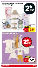 Kruidvat folder Pagina 85: Kruidvat babyaccessoires en mamaverzorging €3,53, Kruidvat babytextiel €5,99