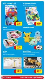 Kruidvat folder Pagina 87: Pokémon Pluche €9,99, Beep And Play Keys €3,99
