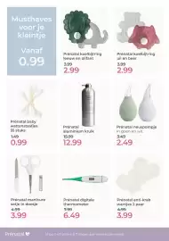 Prenatal folder week 41 Pagina 35: Prénatal neuspompje €2,49, Prénatal koelbijtring leeuw en olifant €2,99