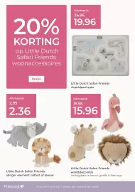 Prenatal folder week 41 Pagina 58: Little Dutch Safari Friends slinger element olifant of leeuw €2,36