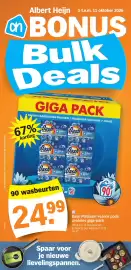 Albert Heijn folder week 41 Pagina 1: Week 41 Albert Heijn 5 t.e.m. 11 oktober 2026 on BONUS Bulk Deals GIGA PACK DAGEN
