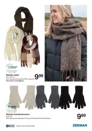 Zeeman folder week 40 Pagina 12: Dames handschoenen €9,99, Dames sjaal €9,99