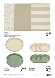 Zeeman folder week 40 Pagina 6: Tafelkleed €3,99, Dienblad €7,99