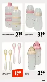 Wibra folder Pagina 6: Beker €3,99, Voedingsfles €3,99
