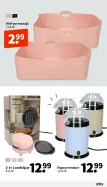 Wibra folder Pagina 8: Airfryermanasje €2,99, Popcornmaker €12,99