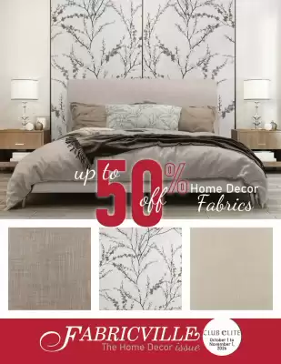 Fabricville (valid until 2-11)