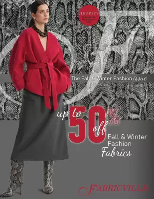 Fabricville (valid until 1-11)