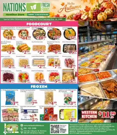 Nations Fresh Foods flyer week 40 Page 1: GL Flavoured Crayfish Series €7,99, Chicken Feet With Chu Hou Sauce €6,99