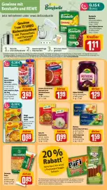 REWE Prospekt woche 41 Seite 22: Sonnen Bassermann konzentrierte Ochsen schwanz Suppe €1,99