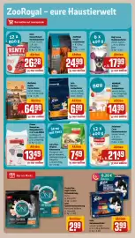 REWE Prospekt woche 41 Seite 28: Wolfsblut Hunde-trockenfutter €64,99, Felix Katzen-trockenfutter €6,99