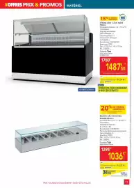 Catalogue METRO page 11: Beko - vitrine slim 1.5 ml noire €1.487,50, Metro - gamme de vitrinettes €1.036,00