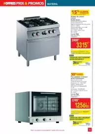Catalogue METRO page 15: Dim - gamme de cuisson zannes €3.315,00, Metro - four pâtissée 4 niveaux mété propressonal €1.256,50