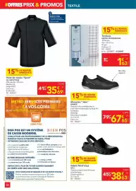 Catalogue METRO page 24: Mocassins joko €67,65, Veste de cuisine sport €35,69