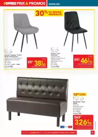 Catalogue METRO page 29: Metro - lot de 2 chaises carla €38,50, Barquettes staur €326,70