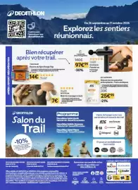Catalogue Decathlon page 10: Decathlon - pistolet de massage €97,99, Tiger balm - baume du tigre rouge 19gr €14,00