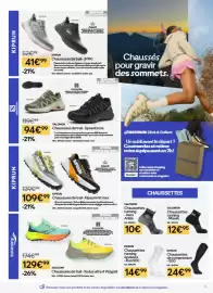 Catalogue Decathlon page 3: Chaussures de trail €94,99, Chaussettes de compression €24,99