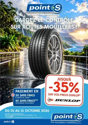 Point S (valable jusqu'au 31-10)