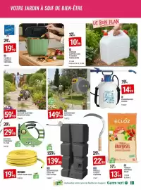 Catalogue Gamm vert page 3: Leborgne - faucille a dents €22,99, Devidoir new auto reel €149,99