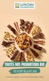 Catalogue La Vie Claire page 1: La Vie Claire LA BIO CLAIREMENT ENGAGÉE TOUTES NOS PROMOTIONS BIO DU 29 SEPT AU 26 OCT 2026