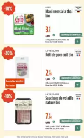 Catalogue La Vie Claire page 12: SOTO Maxi nems à la thaï bio €3,50, La Vie Claire Rôti de porc cuit bio €2,95