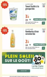 Catalogue La Vie Claire page 18: LA VIE CLAIRE Kombucha citron verveine bio €2,97