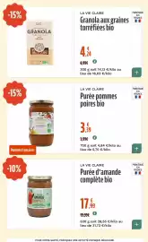 Catalogue La Vie Claire page 28: La Vie Claire Purée pommes poires bio €3,39