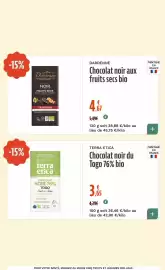 Catalogue La Vie Claire page 31: Terra Etica Chocolat noir du Togo 76% bio €3,65