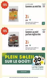 Catalogue La Vie Claire page 37: LA VIE CLAIRE Gommes au miel parfum réglisse bio €2,37