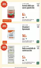Catalogue La Vie Claire page 46: Vita Claire Vitamine C liposomale €14,39, La Vie Claire Acérola 1000 €6,39