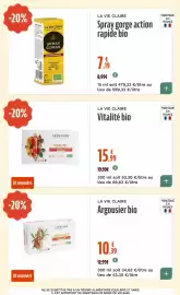 Catalogue La Vie Claire page 47: La Vie Claire Vitalité bio €15,99, La Vie Claire Spray gorge action rapide bio €7,19
