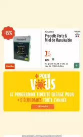 Catalogue La Vie Claire page 48: Aagaard Propolis Verte & Miel de Manuka bio €7,72