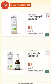 Catalogue La Vie Claire page 49: Ballot-Flurin Extrait de propolis blanche bio €11,38